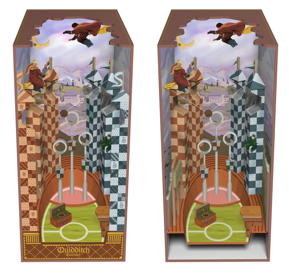 Harry Potter Tiny Adventures Book Nook Mini-Diorama Quidditchfeld 23 cm - Smalltinytoystore