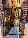 Harry Potter Tiny Adventures Book Nook Mini-Diorama Winkelgasse 23 cm - Smalltinytoystore