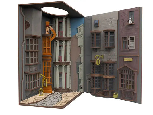 Harry Potter Tiny Adventures Book Nook Mini-Diorama Winkelgasse 23 cm - Smalltinytoystore