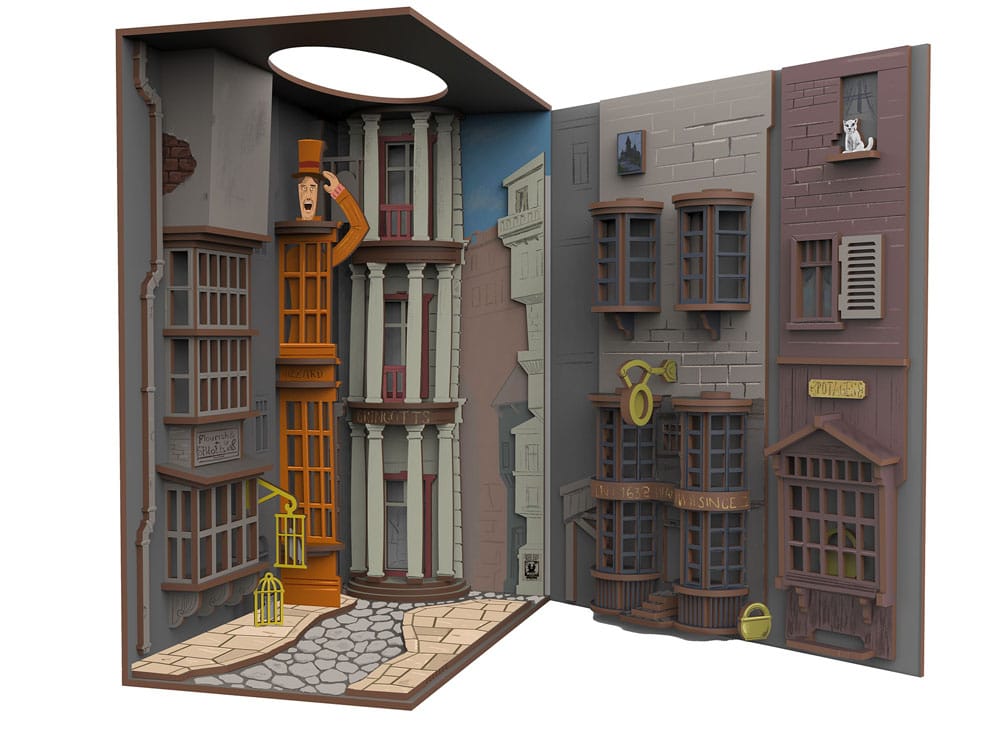 Harry Potter Tiny Adventures Book Nook Mini-Diorama Winkelgasse 23 cm - Smalltinytoystore
