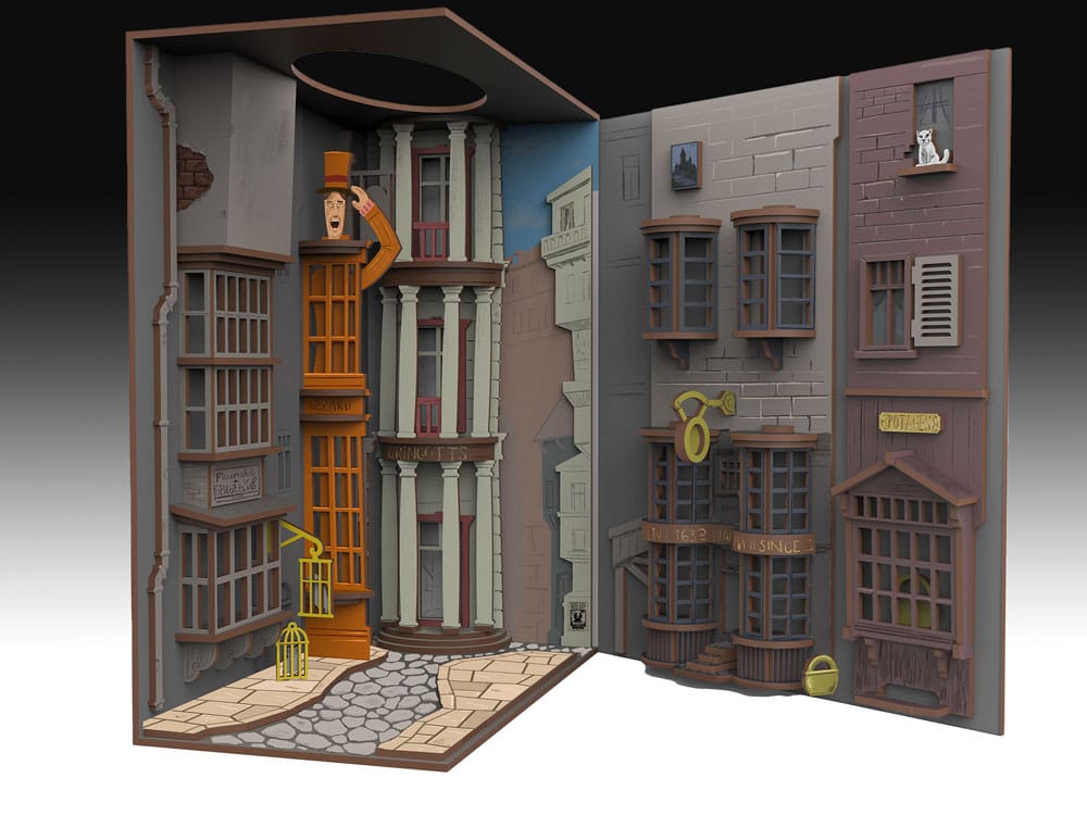 Harry Potter Tiny Adventures Book Nook Mini-Diorama Winkelgasse 23 cm - Smalltinytoystore