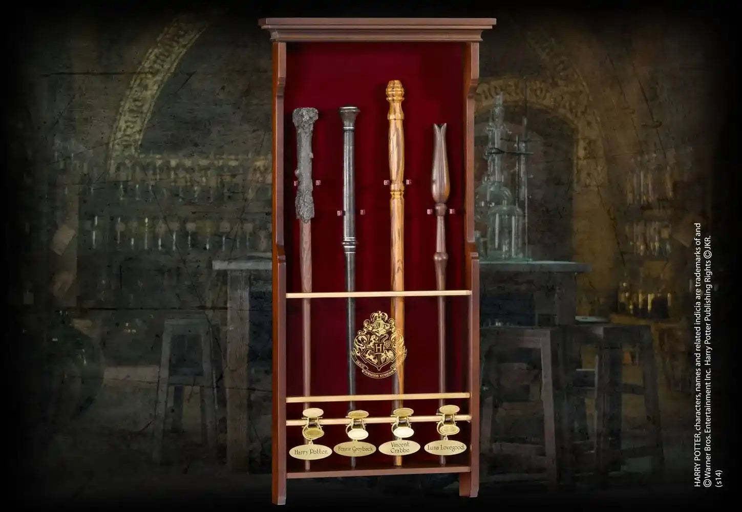 Harry Potter Wandhalterung für 4 Zauberstäbe - Smalltinytoystore