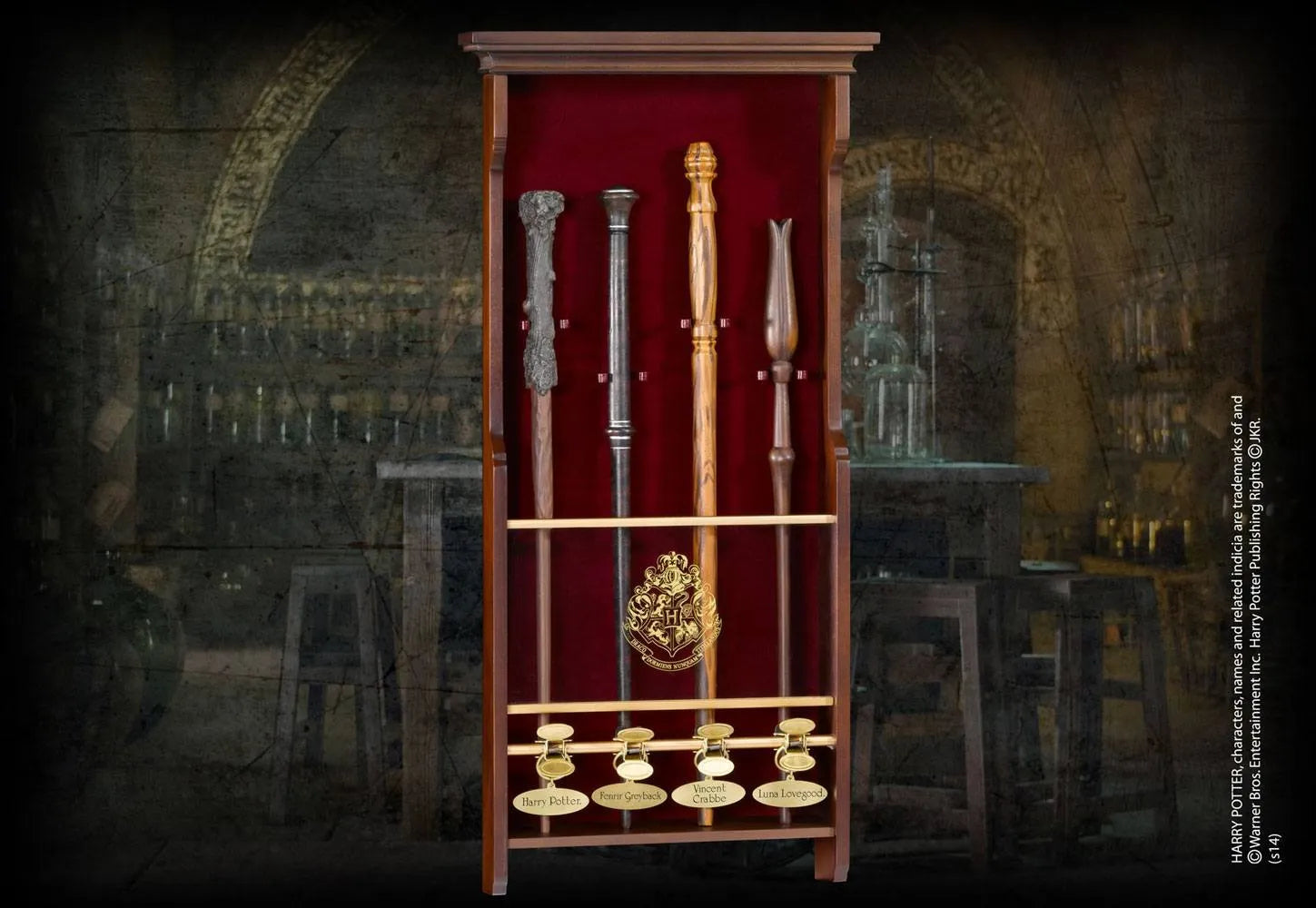 Harry Potter Wandhalterung für 4 Zauberstäbe - Smalltinytoystore