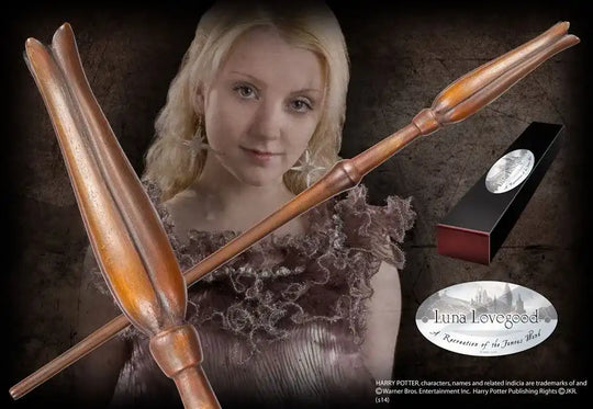 Harry Potter Zauberstab Luna Lovegood (Charakter-Edition) - Smalltinytoystore
