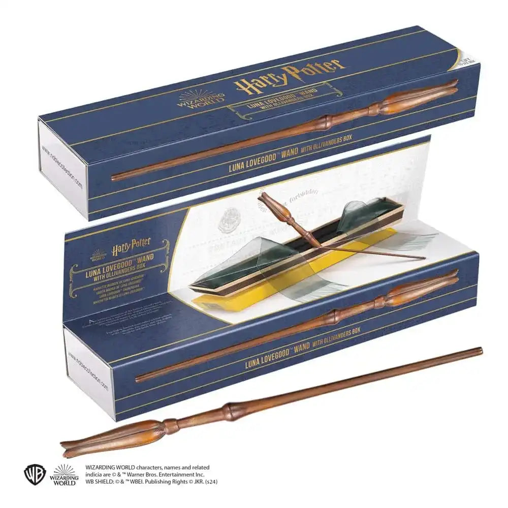 Harry Potter Zauberstab-Replik 1/1 in Ollivanders Box - Luna Lovegood 34 cm - Smalltinytoystore