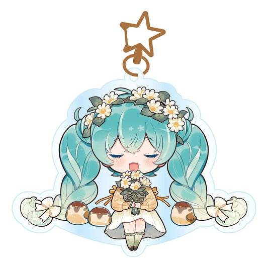 Hatsune Miku Acryl Schlüsselanhänger Kawaii Autumn Time - Smalltinytoystore