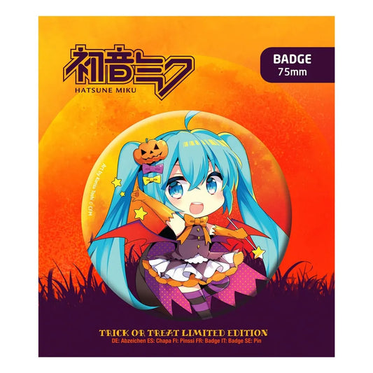 Hatsune Miku Ansteck-Button Halloween Limited Edition Hatsune Miku - Smalltinytoystore