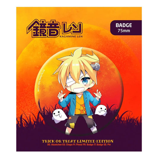 Hatsune Miku Ansteck-Button Halloween Limited Edition Kagamine Len - Smalltinytoystore