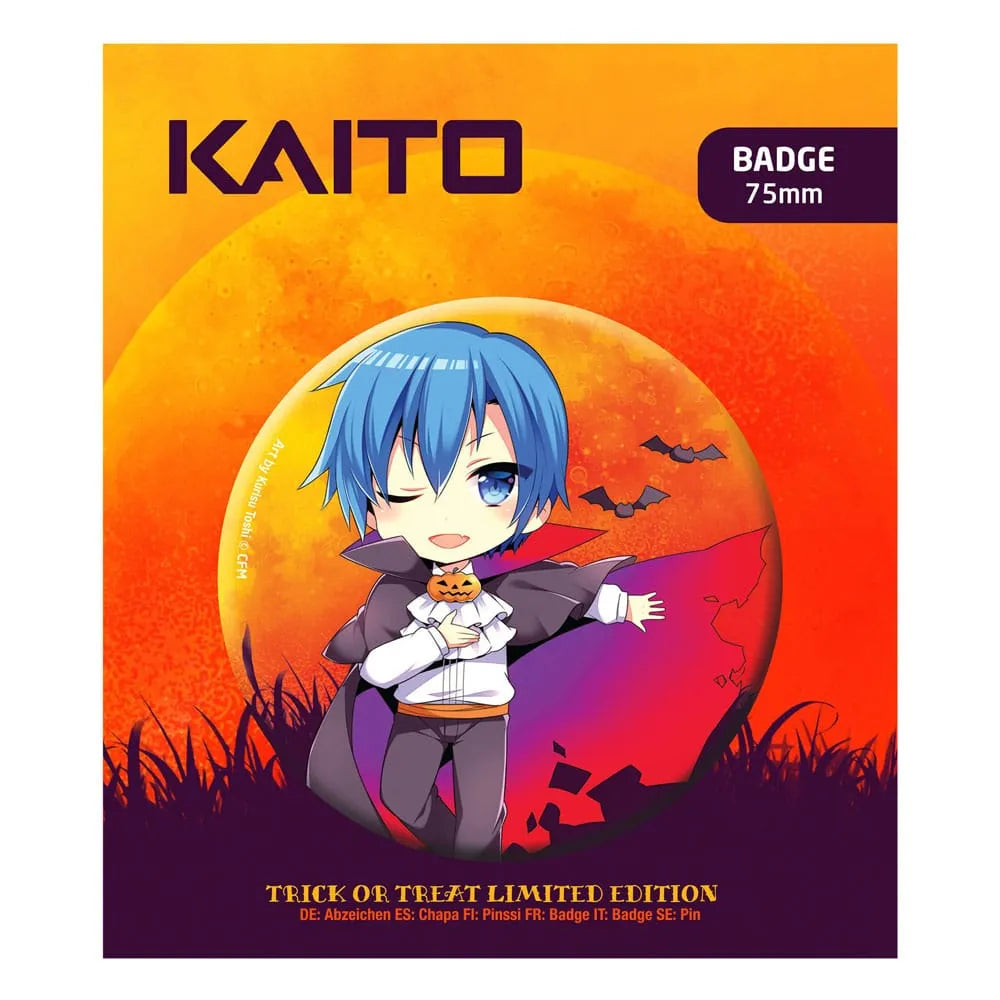 Hatsune Miku Ansteck-Button Halloween Limited Edition Kaito - Smalltinytoystore