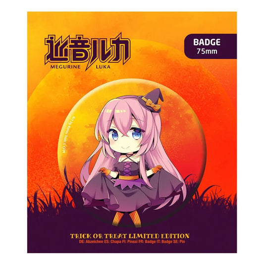 Hatsune Miku Ansteck-Button Halloween Limited Edition Megurine Luka - Smalltinytoystore