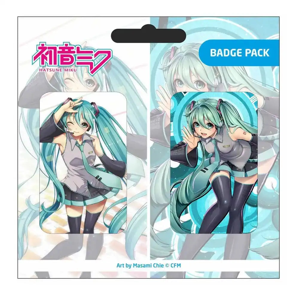 Hatsune Miku Ansteck-Buttons Doppelpack Set D - Smalltinytoystore