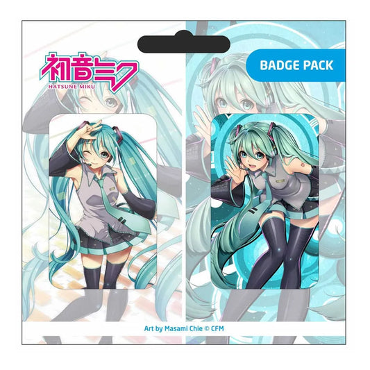 Hatsune Miku Ansteck-Buttons Doppelpack Set D - Smalltinytoystore