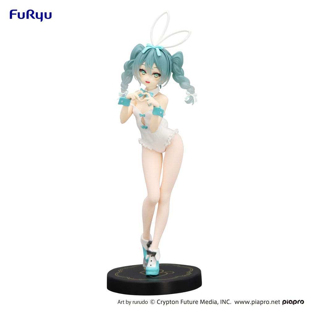 Hatsune Miku BiCute Bunnies PVC Statue Miku Rurudo White Color Ver. 27 cm - Smalltinytoystore
