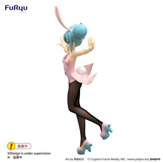 Hatsune Miku BiCute Bunnies PVC Statue Wink Pearl Pink Color Ver. 30 cm - Smalltinytoystore