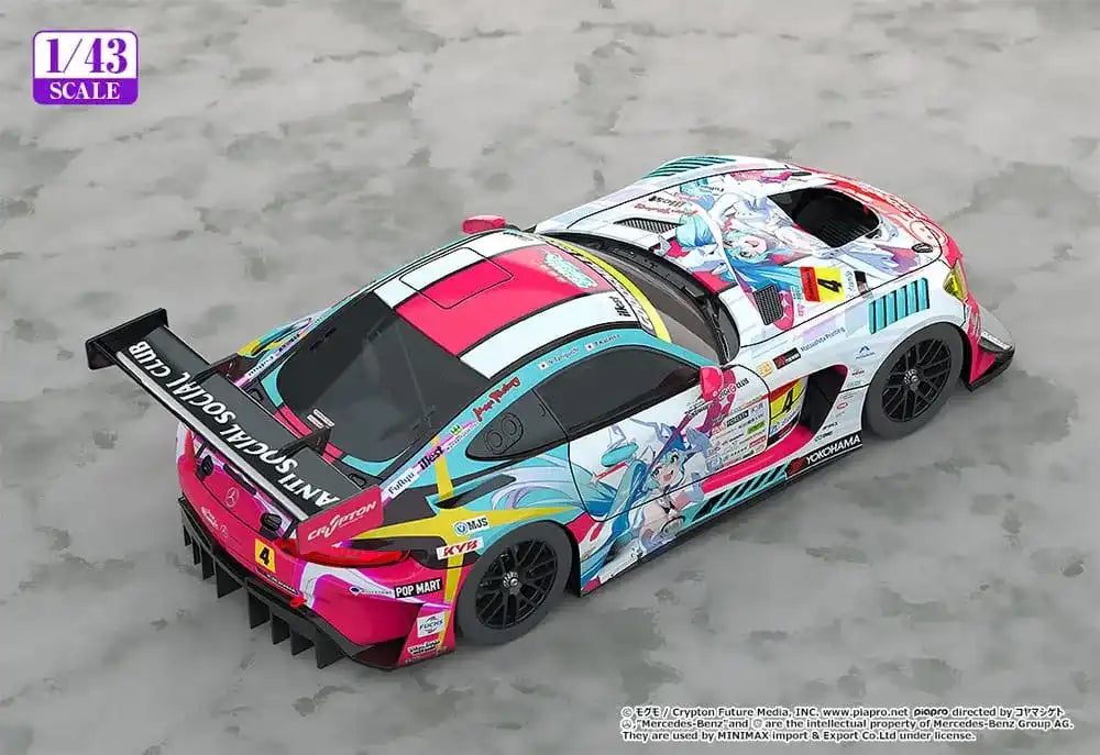 Hatsune Miku GT Project Fahrzeug 1/43 Hatsune Miku AMG 2024 Season Opening Ver. 11 cm - Smalltinytoystore
