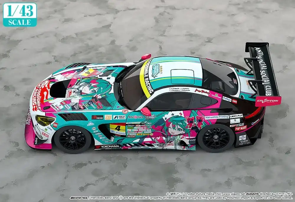 Hatsune Miku GT Project Fahrzeug 1/43 Hatsune Miku AMG 2025 Season Opening Ver. 11 cm - Smalltinytoystore