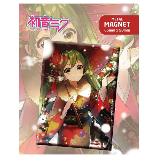 Hatsune Miku Magnet Hatsune Miku At Winter - Smalltinytoystore