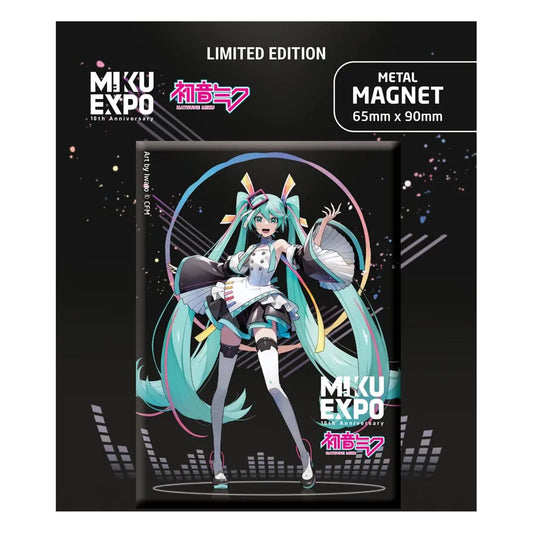Hatsune Miku Magnet Miku Expo 10th Anniversary Art by Iwato Ver. Limited Edition - Smalltinytoystore