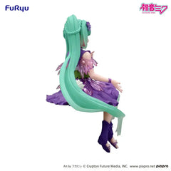 Hatsune Miku Noodle Stopper PVC Statue Flower Fairy Cosmos Purple Color Ver. 14 cm - Smalltinytoystore