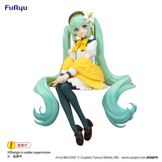 Hatsune Miku Noodle Stopper PVC Statue Flower Fairy Lily White Ver. 14 cm - Smalltinytoystore