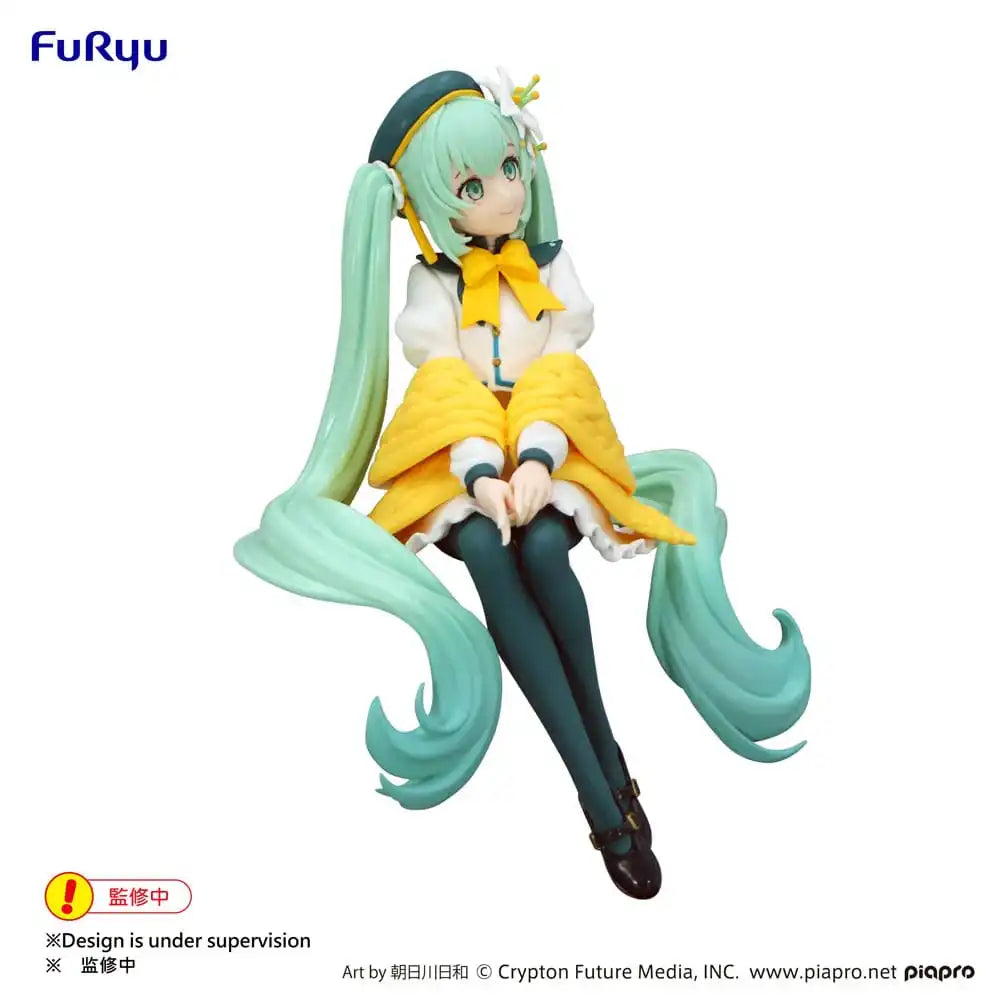 Hatsune Miku Noodle Stopper PVC Statue Flower Fairy Lily White Ver. 14 cm - Smalltinytoystore
