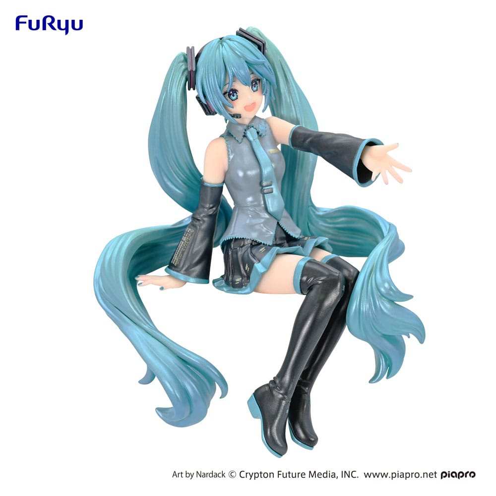 Hatsune Miku Noodle Stopper PVC Statue Hatsune Miku Nardack Pearl Color Ver. 14 cm - Smalltinytoystore