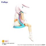 Hatsune Miku Noodle Stopper PVC Statue Rabbit Ear Hood Pajama 14 cm - Smalltinytoystore