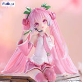 Hatsune Miku Noodle Stopper PVC Statue Sakura Miku 2024 Pearl Color Ver. 15 cm - Smalltinytoystore