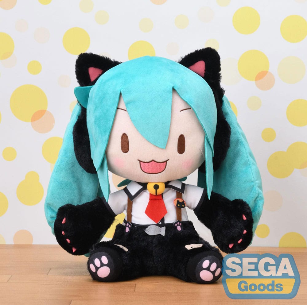 Hatsune Miku Project Diva Arcade Future Tone Fuwa Petit Plüschfigur Hatsune Miku Kitty Cat LL 30 cm - Smalltinytoystore