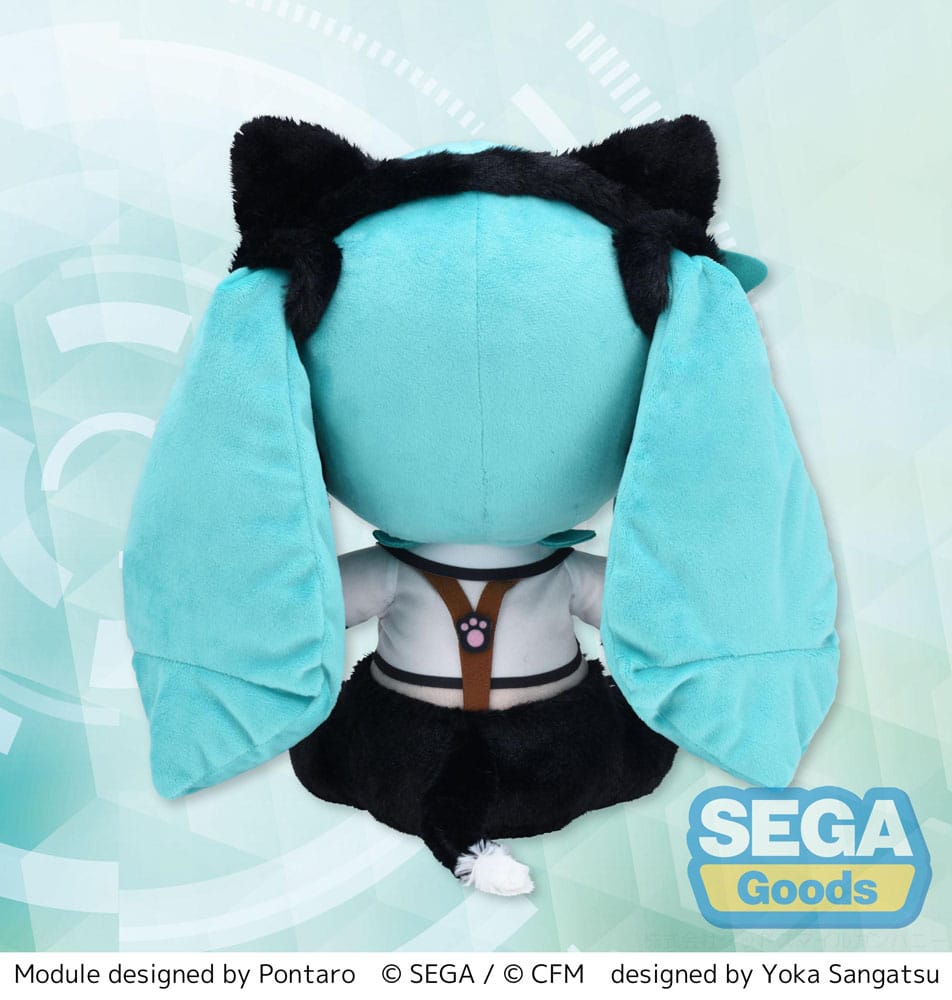 Hatsune Miku Project Diva Arcade Future Tone Fuwa Petit Plüschfigur Hatsune Miku Kitty Cat LL 30 cm - Smalltinytoystore