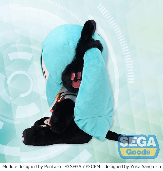 Hatsune Miku Project Diva Arcade Future Tone Fuwa Petit Plüschfigur Hatsune Miku Kitty Cat LL 30 cm - Smalltinytoystore
