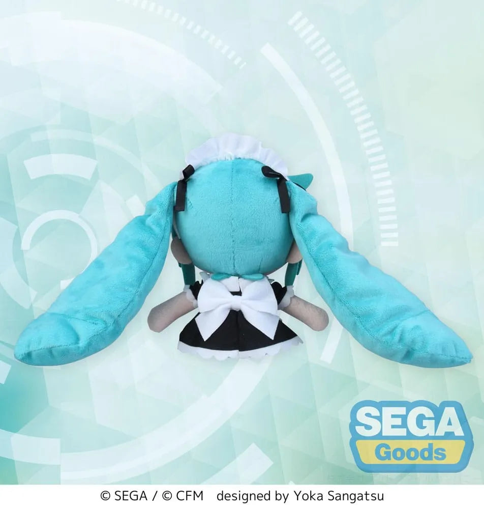 Hatsune Miku Project Diva Arcade Fuwa Petit Mini Plüschfigur Hatsune Miku Maid Ver. (EX) 16 cm - Smalltinytoystore