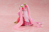Hatsune Miku PVC Statue Desktop Cute Figure Sakura Miku Cherry Cushion Ver. 13 cm - Smalltinytoystore