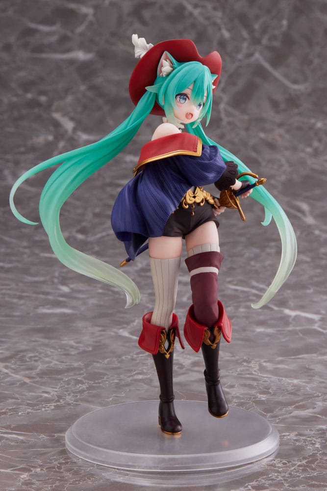 Hatsune Miku PVC Statue Hatsune Miku Wonderland Puss in Boots 18 cm - Smalltinytoystore