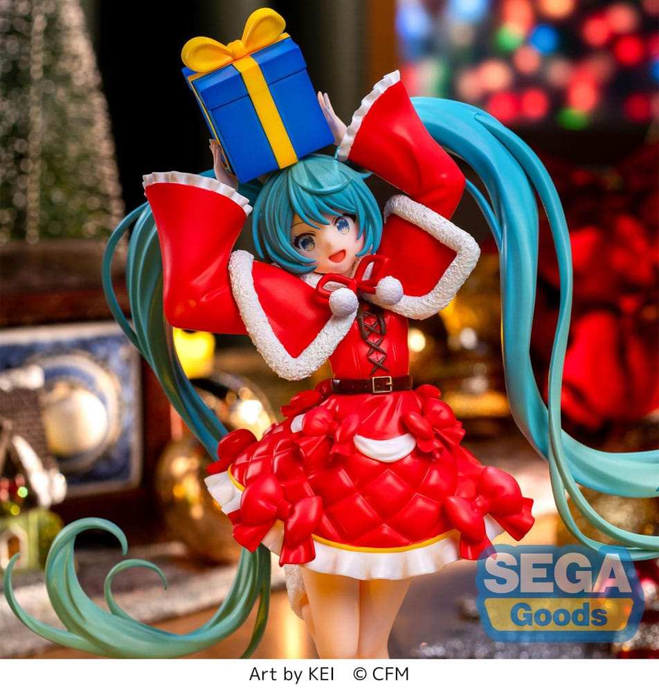 Hatsune Miku Series Luminasta PVC Statue Hatsune Miku Christmas 2024 19 cm - Smalltinytoystore