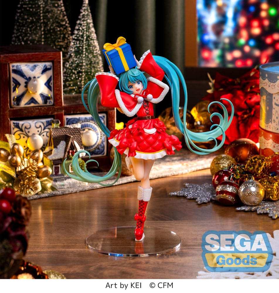 Hatsune Miku Series Luminasta PVC Statue Hatsune Miku Christmas 2024 19 cm - Smalltinytoystore