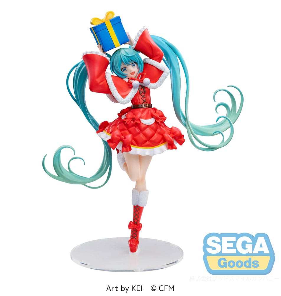 Hatsune Miku Series Luminasta PVC Statue Hatsune Miku Christmas 2024 19 cm - Smalltinytoystore