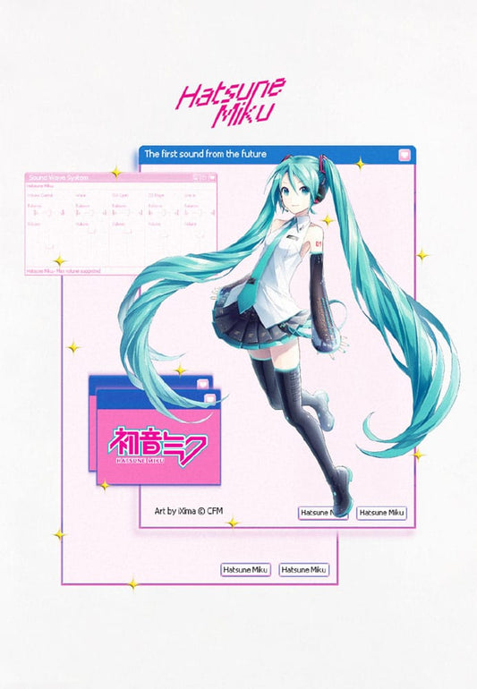 Hatsune Miku T-Shirt Pop Up - Smalltinytoystore