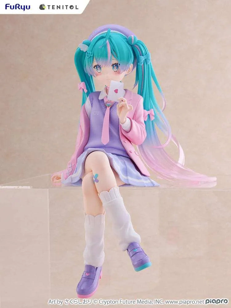 Hatsune Miku Tenitol Noodle Stopper PVC Statue Love Blazer 32 cm - Smalltinytoystore