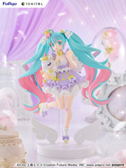Hatsune Miku Tenitol PVC Statue Hatsune Miku Yumekawa Princess Lavender Ver. 21 cm - Smalltinytoystore