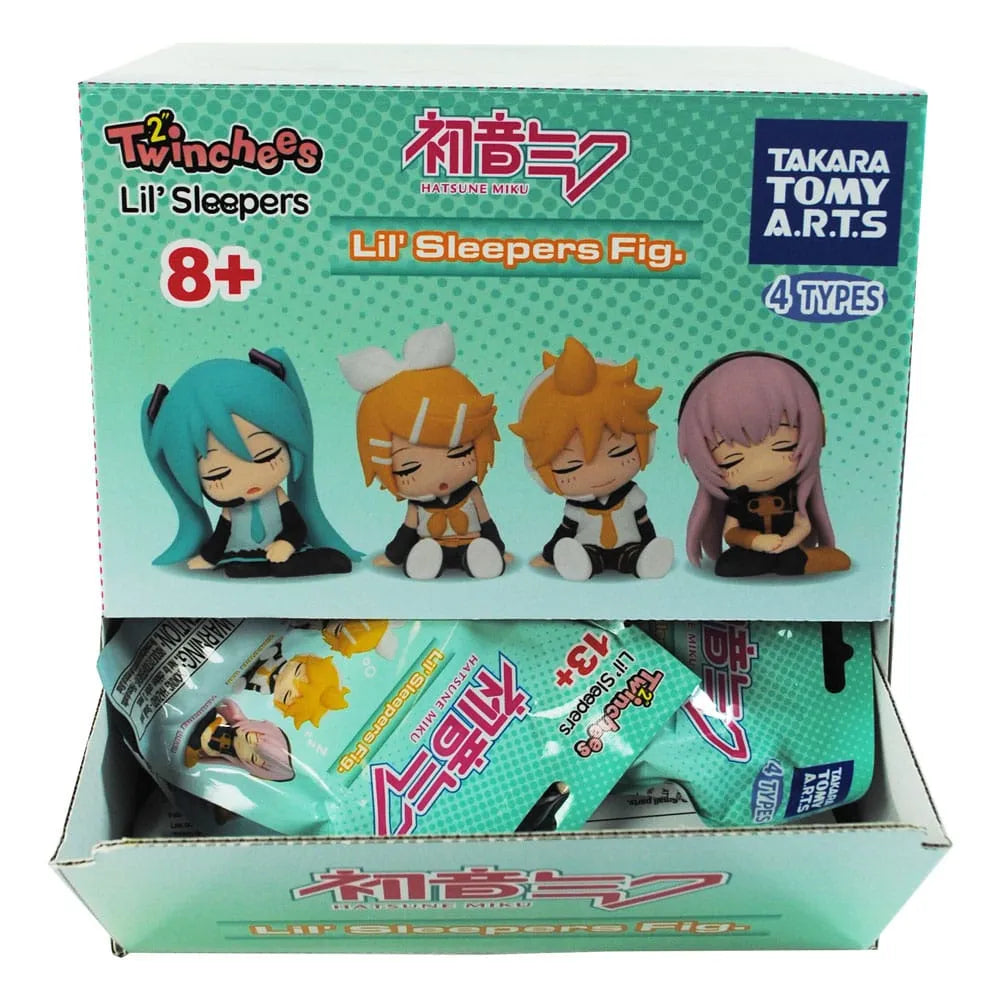Hatsune Miku Twinchees Minifiguren Lil' Sleepers 5 cm Display (24) - Smalltinytoystore