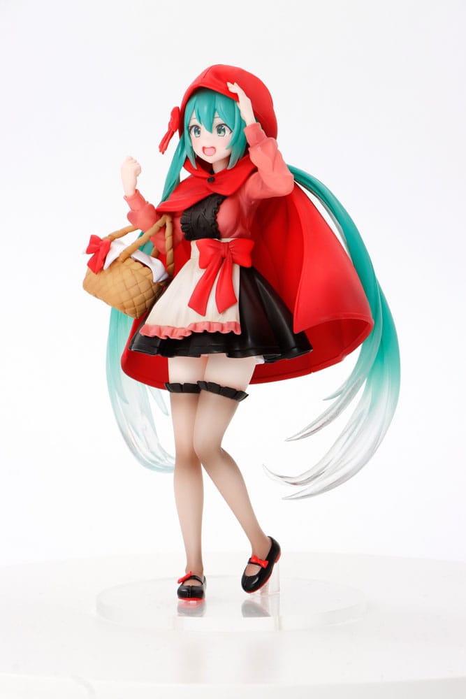 Hatsune Miku Wonderland PVC Statue Little Red Riding Hood 18 cm - Smalltinytoystore