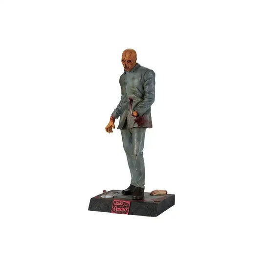 Haus an der Friedhofsmauer Statue Dr. Freudstein 30 cm