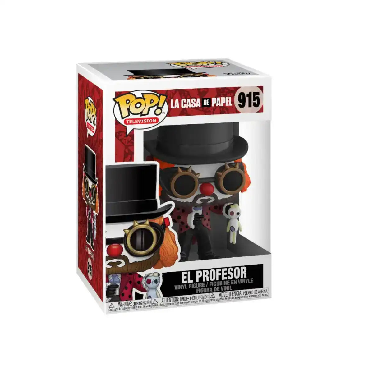 Haus des Geldes POP! TV Vinyl Figur Professor O Clown 9 cm - Smalltinytoystore