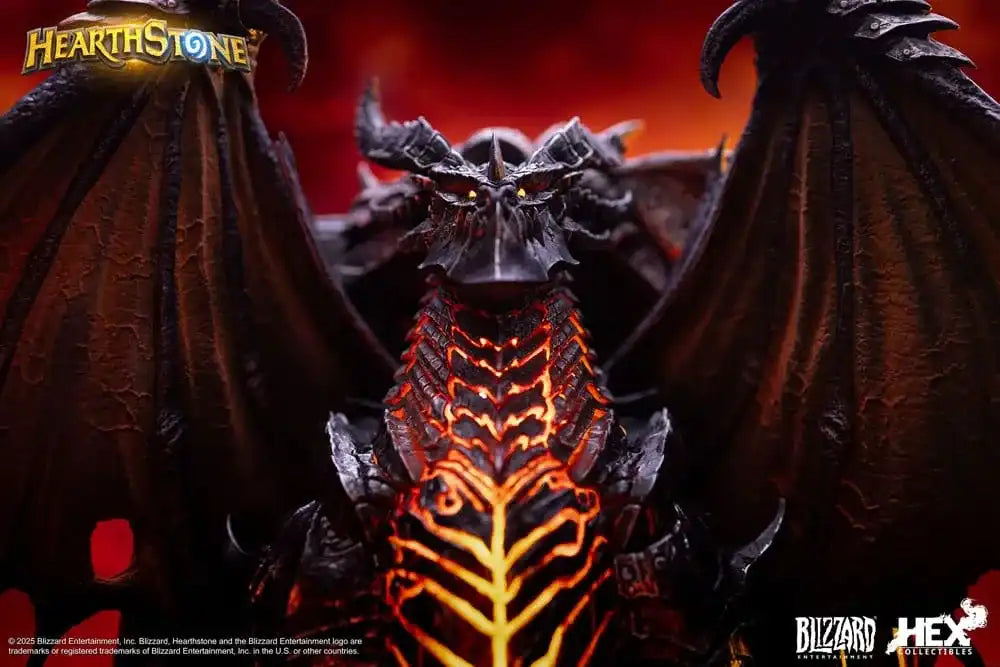 Hearthstone 3D Art Frame Statue Deathwing 34 cm - Smalltinytoystore