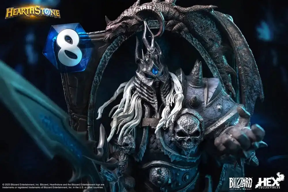Hearthstone 3D Art Frame Statue The Lich King 31 cm - Smalltinytoystore