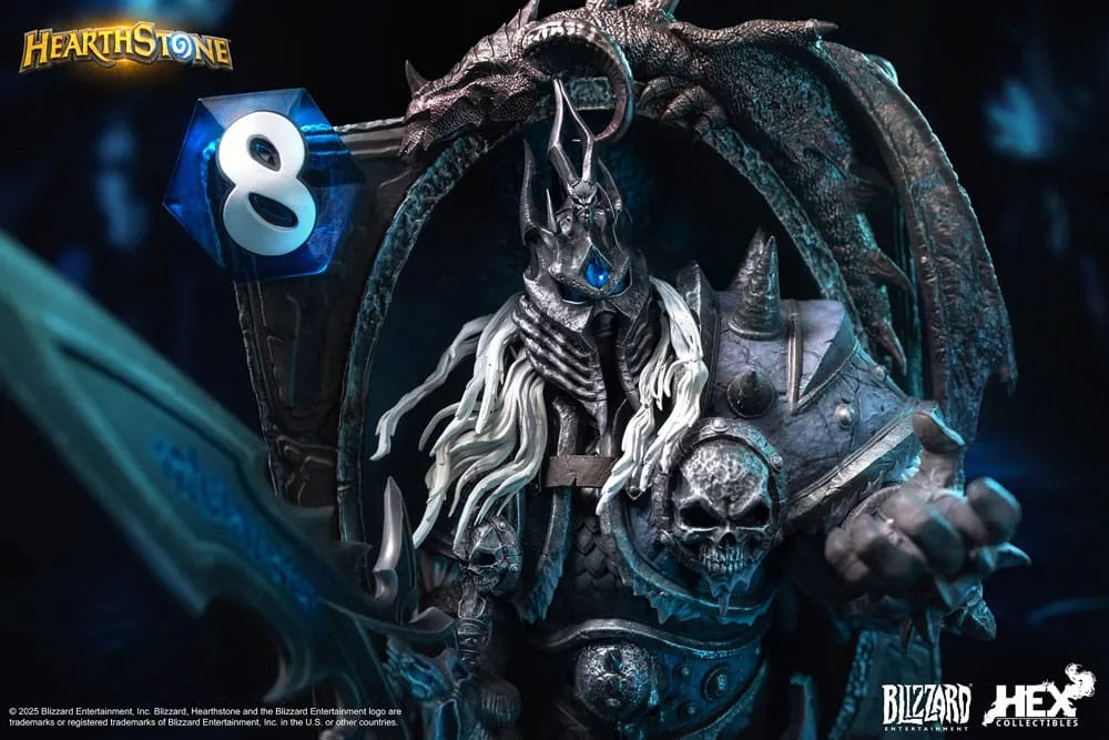 Hearthstone 3D Art Frame Statue The Lich King 31 cm - Smalltinytoystore