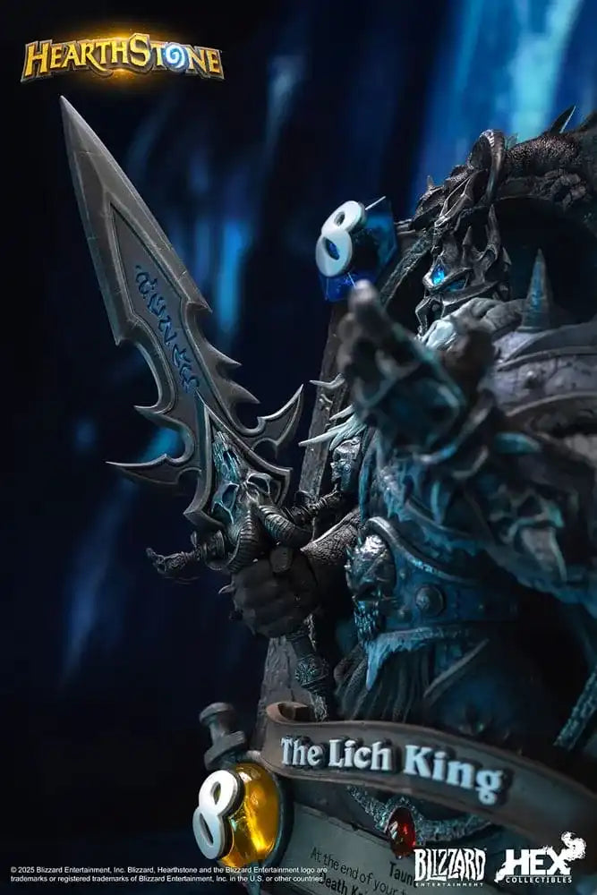Hearthstone 3D Art Frame Statue The Lich King 31 cm - Smalltinytoystore