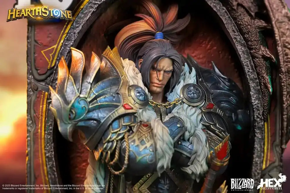 Hearthstone 3D Art Frame Statue Varian Wrynn 31 cm - Smalltinytoystore