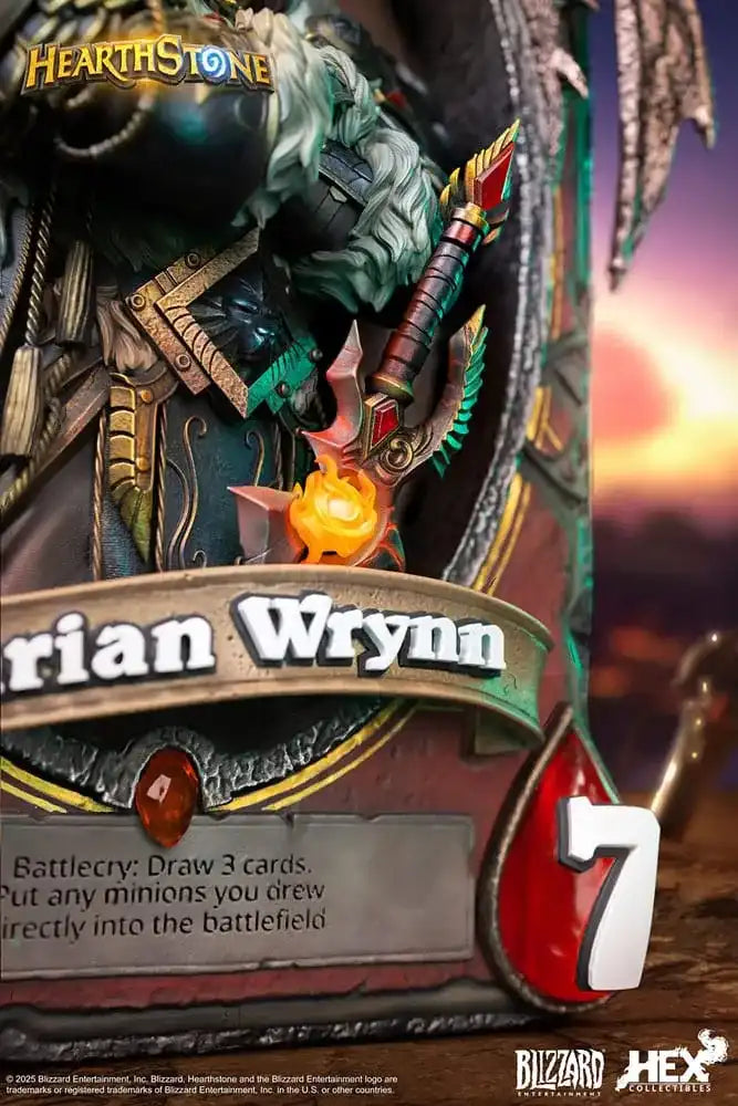 Hearthstone 3D Art Frame Statue Varian Wrynn 31 cm - Smalltinytoystore